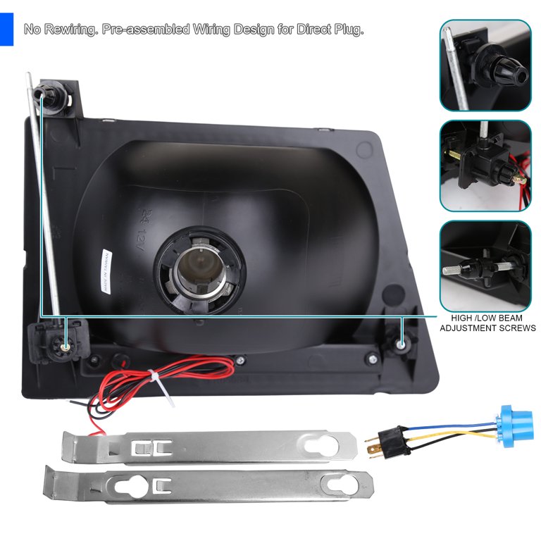 Faro Led Para Ford Econoline E150-e450 1995-2007 9007 | Meses Sin Interés