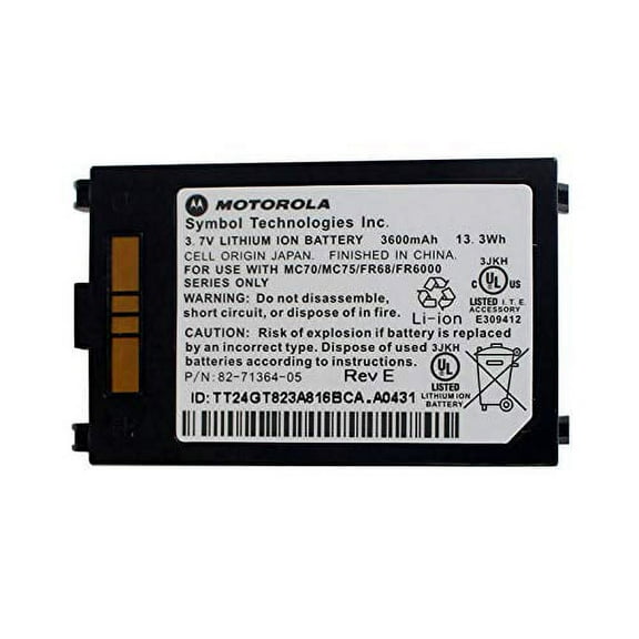 82-71364-05 Battery for Motorola S-ymbol MC70 MC75 3600mAh