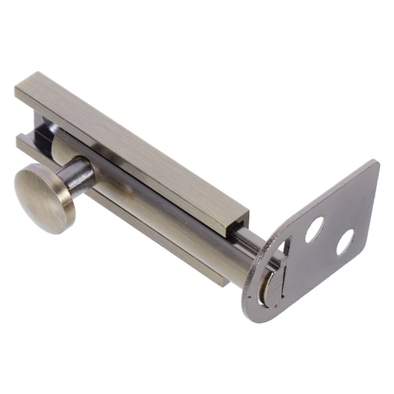 Masteelf Heavy Duty Door Lock For Bedroom Security Right Angle Sliding Barn Door Latch For Hotel Privacy And Home Use Copper Slide Bolt Latch