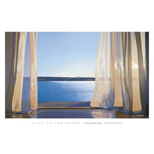 Long Golden Day by Alice Dalton Brown Fine Art Poster Print by Alice