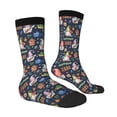 thumbnail image 4 of Yiaed Garden Gnomes Print Great elasticity Crew Socks Sports socks for Men and Women, 4 of 5