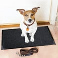thumbnail image 2 of shiyou-Front Door Mats Welcome Mats, 2 Pack Waterproof Anti-Slip Durable Rubber Doormat Low-Profile Design Floor Front Doormat Rugs for Entryway, Patio, Garage, High Traffic Areas, 20”x31.5”(Gray), 2 of 4