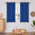 thumbnail image 2 of Deconovo Solid Blackout Curtain with Silver Grommet for Bedroom, 42×45 inch, Royal Blue, 1 Panel, 2 of 6