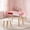 Pink-Nail Salon, variant on Costway Kids Hair Salon Play Set with LED Lighted Mirror, Swivel Barber Chair, Rolling Cart