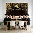 thumbnail image 4 of Black Class of 2026 Graduation Banner, 71×43 Inch Congrats Grad Backdrop for Grad Party Decor, 4 of 6