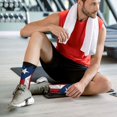 thumbnail image 6 of Athletic Socks Puerto-Rico-Flag Vintage Sport Running Calf Socks Crew Socks for Men Women, 6 of 7