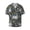 Cute Sloth2, variant on offers the Fish Bones for Men's Casual Short-sleeved Shirt, a button-up collared shirt with a pocket, perfect for beach vacations and yacht travel in the Medium size.