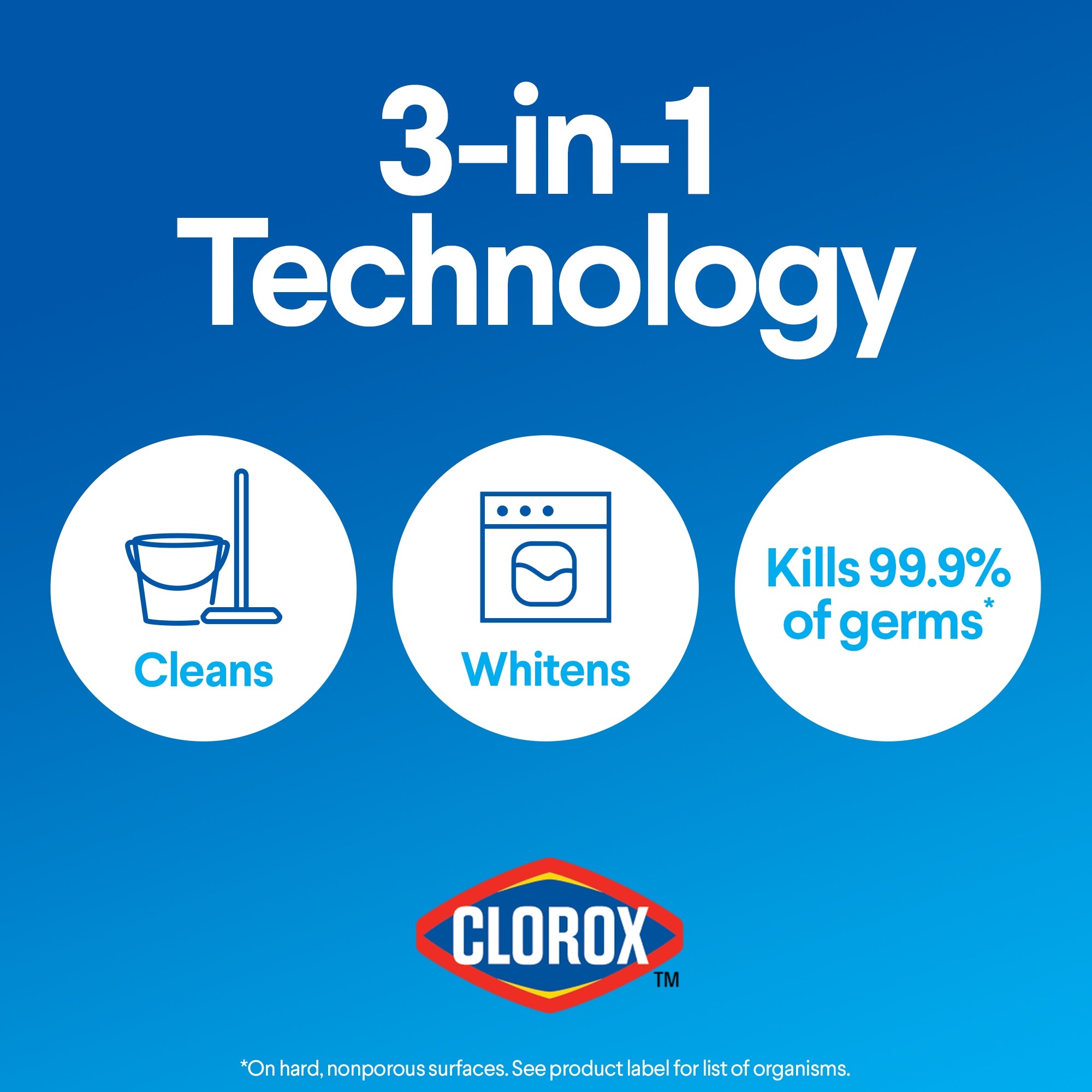 Clorox Disinfecting Bleach, Regular - 121 Ounce Bottle - image 4 of 17