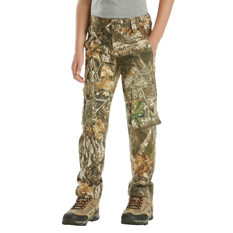 Realtree Youth Camo Cargo Hunting Pant XL - Comfortable