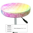 thumbnail image 4 of Balery Fish Scale Velvet Round Bar Chair Cushion Cover Adjustable, Protects From Scratches And Stains, Soft & Washable Ideal For Wooden And Metal Stools - 12 Inch, 4 of 7