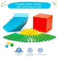 thumbnail image 4 of Simply magic 141 bloques de base diez para matemáticas - Manipulantes matemáticos Bloques de unidades K-3 Bloques de conteo de 1er 2do 3er grado - Juego de jardín de infantes Bloques matemáticos Unos, 4 of 7