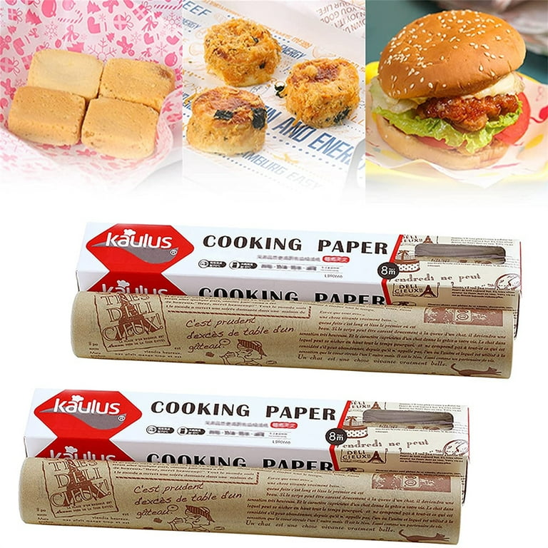 1 Roll, Newspaper Parchment Paper, Disposable Air Fryer Liners, Non-stick  Heat Resistant Baking Sheets, Waterproof And Greaseproof Baking Paper, Cooki