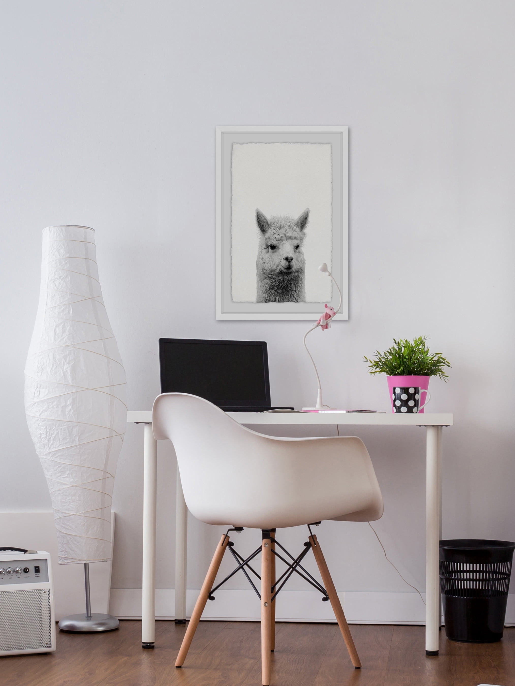 Gen X Llama Framed Painting Print