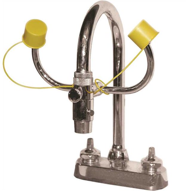 Bradley S19-200B Laboratory Application Mounted Eyewash Sign Faucet
