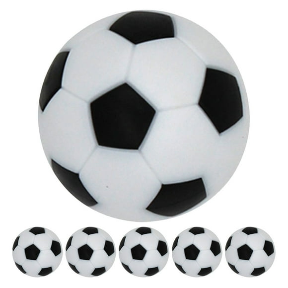 Milisten 6pcs Mini Foosball Balls Table Foosball Soccer Replacement Footballs Table Soccer Balls