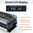 thumbnail image 3 of EFFORTWAY 5000W / 10000W Modified Sine Wave Power Inverter DC 48V to AC110V Car Converter with LCD Display & Remote Control 4AC 1USB for Car, RV, Camping & Home Backup, 3 of 10