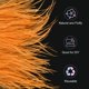 thumbnail image 2 of Fleco de Plumas de Avestruz Uxcell, 2 Yardas 4-6" Fleco de Plumas Natural y Esponjoso para Manualidades [Naranja], 2 of 7