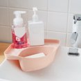 thumbnail image 4 of Flmtop Kitchen Sink Triangular Waste Storage Holder Drain Shelf Corner Mounted Basket, 4 of 7