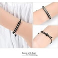 thumbnail image 3 of Adjustable Cremation Bracelet for Ashes Stainless Steel Urn Bangles for Ashes Memorial Keepsake Cremation Memorial Urn Bracelet With Free Fill Kit, 3 of 7