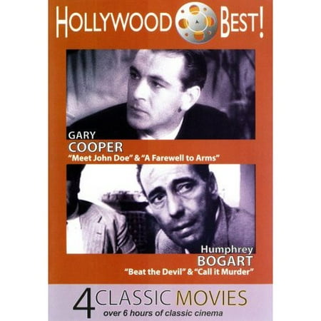 Hollywood Best! Gary Cooper & Humphrey Bogart - 4 Classic Movies: Meet John Doe / A Farewell To Arms / Beat The Devil / Call It Murder