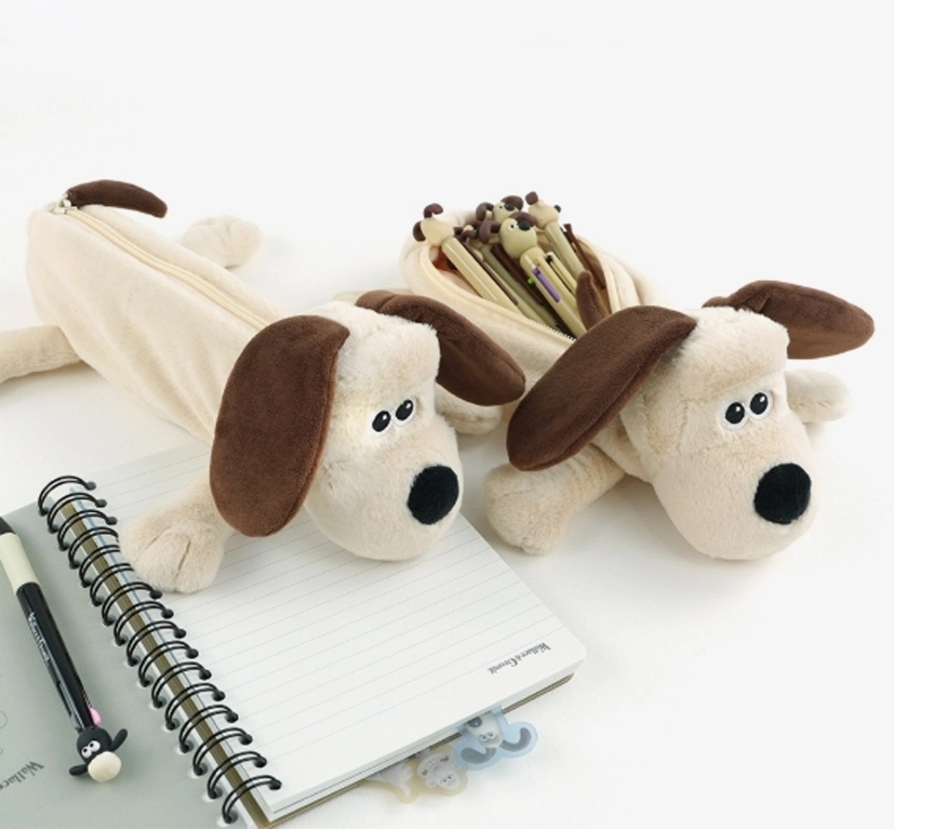 Wallace & Gromit Plush Gromit Dog Pencil Case Pouch