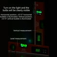 thumbnail image 4 of PatungKu Magnetic Level Tool Digital Display Lighted Spirit Level High Precisions Aluminum Spirit Bubble Level Gauges, 4 of 18