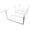 White 82, variant on Overhead Garage Storage Rack 4x8FT, 600 lb Capacity Adjustable Ceiling Drop-Down 22-40 inch, White Metal Ceiling Rack for Garage Organization and Storage
