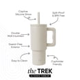 thumbnail image 2 of Simple Modern 24oz Trek Tumbler with handle and Silicone Straw Lid | Almond Birch, 2 of 2