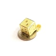 thumbnail image 3 of 10k yellow Gold 3D dice Pendant charm gamble Vegas gift sport fine jewelry 6.6g, 3 of 12