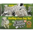 thumbnail image 3 of Crazy Critters Stuffing Free Dog Toy- Raccoon, 3 of 5