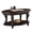 Espresso, variant on Holaki 42'' Wood Coffee Table for Living Room,2-Tier Solid Wood Cocktail Table with Open Storage Shelf, Easy Assembly,Cherry,Espresso,Beige ﻿