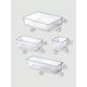 thumbnail image 2 of 4pcs Clear Multi-function Makeup Organizer, 2 of 5