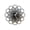 black, variant on Ardeola - Rings Black - 16 in Analog Battery-Powered Traditional, Classic, Modern Retro 70s and 80s Wall Clock