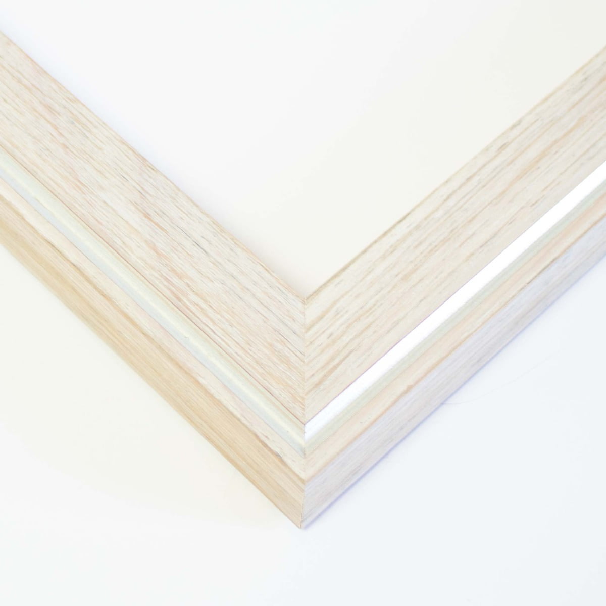 18x24 Frame White Solid Wood Picture Frame Width 1.25 Inches | Interior Frame Depth 0.6875 Inches |