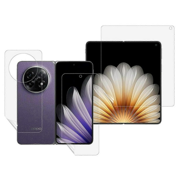 1 Set For Oppo Find N5 5G Screen Protector Inside + Front + Back Cover Matte TPU Film