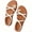 White, variant on Women's Braided Strap Flat Sandals Casual Crisscross Toe Ring Summer Flats Comfortable Non-Slip Beach Walking Shoes for Beach, Casual Walking & Daily Summer Wear