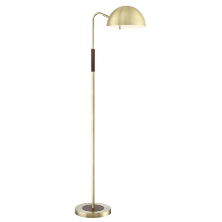 Lite Source Glass Polished Floor Lamp - Lite Source LS-83302 Clouseau Single Light 55
