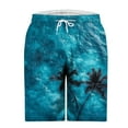 thumbnail image 3 of Hawaiian Men's Summer Beach Shorts Brathable Swim Trunks Sports Running Bathing Suits Shorts, 3 of 4