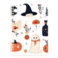 thumbnail image 7 of FORMRS 1-Subject Spiral Notebook 8" x 5" College Ruled 60 Refillable Sheet A5 Hard Cover, 2 Pack, White Cartoon Halloween Ghosts, 7 of 7