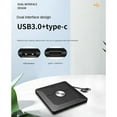 thumbnail image 3 of External Optical Drive DVD Burning USB3.0Type-C Mobile Burner Plug and Play CD-ROM Drive Suitable for PC Desktop, 3 of 7