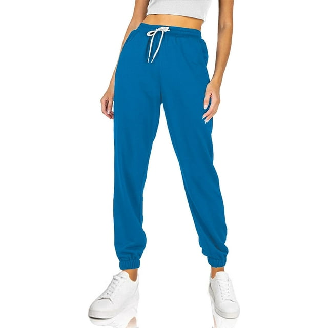 GHSDFBB Women's Cinch Bottom Sweatpants High Waisted Athletic Joggers