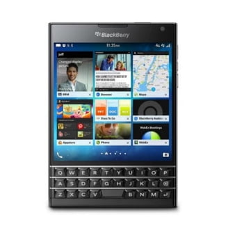 BlackBerry Passport Unlocked Smartphone, 32GB, Black, 4.5