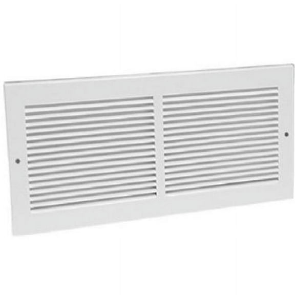 American Metal Products 372W12X6 White Return Air Grille- 12 x 6 in