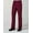 Wine, variant on Red Panda Men's Drawstring Cargo Scrub Pant