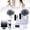 White, variant on HONGLIN Clip On Microphone, Noise Canceling Lav Mic with 3.5mm Jack, Omnidirectional for YouTube TikTok Recording, Black