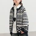 thumbnail image 6 of MAIHAN-Boys' Loose Knitted Cardigan Sweater (Autumn & Winter) - Big Kids' Cotton - blend Loose Knitted Coat, Kids' Warm Outerwear Top(Black,8-9Years), 6 of 7