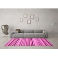 thumbnail image 3 of Ahgly Company Indoor Rectangle Oriental Pink Modern Area Rugs, 2' x 5', 3 of 4