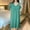 Green, variant on Nightgowns for Women Chemise Nightgowns Bamboo Nightgowns Sleepshirts Nightshirt Below-the-Knee Short Sleeve Pink V-Neck Cotton Nightgowns,XL
