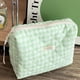 thumbnail image 2 of Maquillaje A Cuadros Cosméticos Algodón Maquillaje para Mujer (verde), 2 of 7