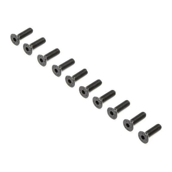 Losi Flat Head Screws Stl BO M4 x 14mm 10 LOS255019 Elec Car/Truck Replacement Parts
